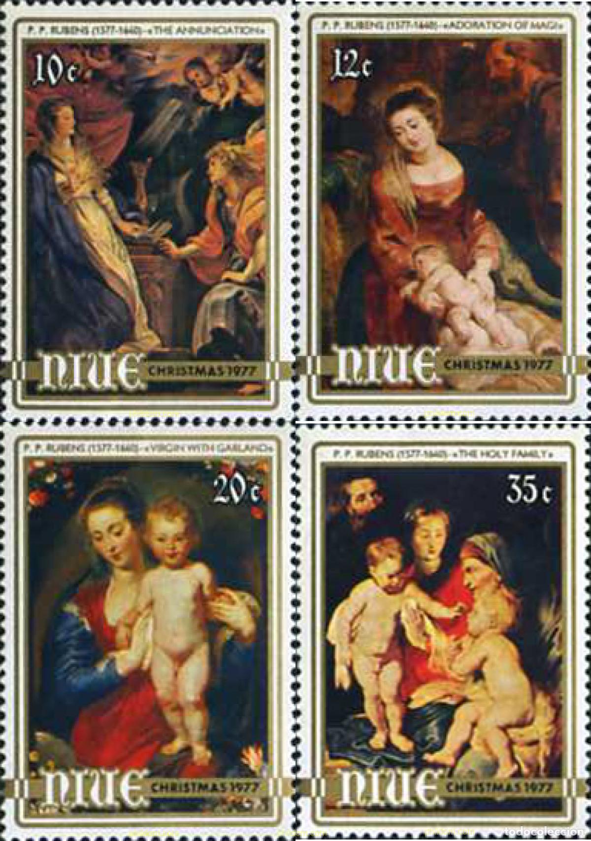 Sellos: 56329 MNH NIUE 1977 NAVIDAD