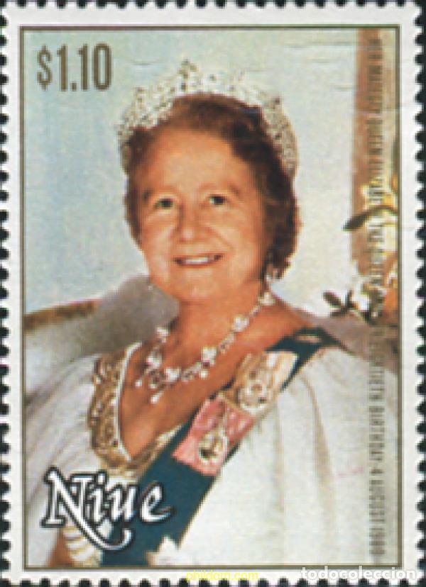 Sellos: 56366 MNH NIUE 1980 80 ANIVERSARIO DE LA REINA MADRE