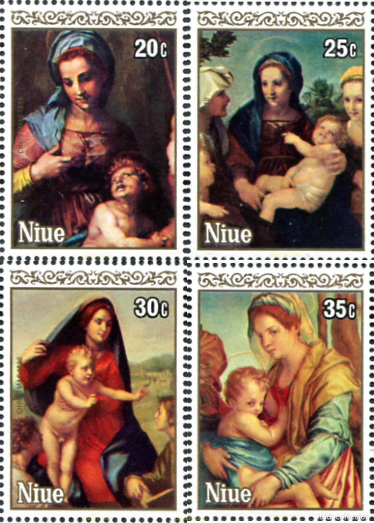 Sellos: 56369 MNH NIUE 1980 NAVIDAD