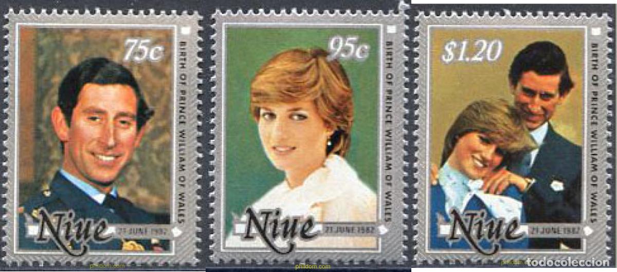 Sellos: 56374 MNH NIUE 1981 BODA DEL PRINCIPE CARLOS Y LADY DIANA SPENCER