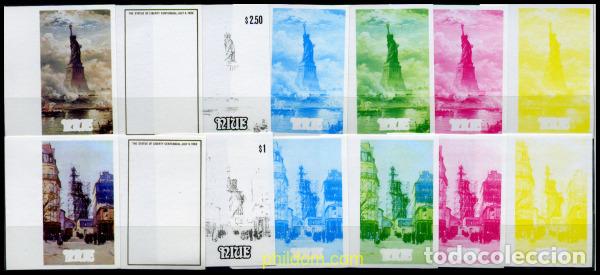 Sellos: 220266 MNH NIUE 1986 CENTENARIO DE LA ESTATUA DE LA LIBERTAD