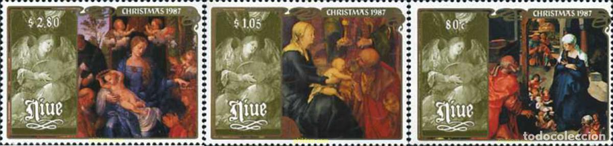 Sellos: 56474 MNH NIUE 1987 NAVIDAD