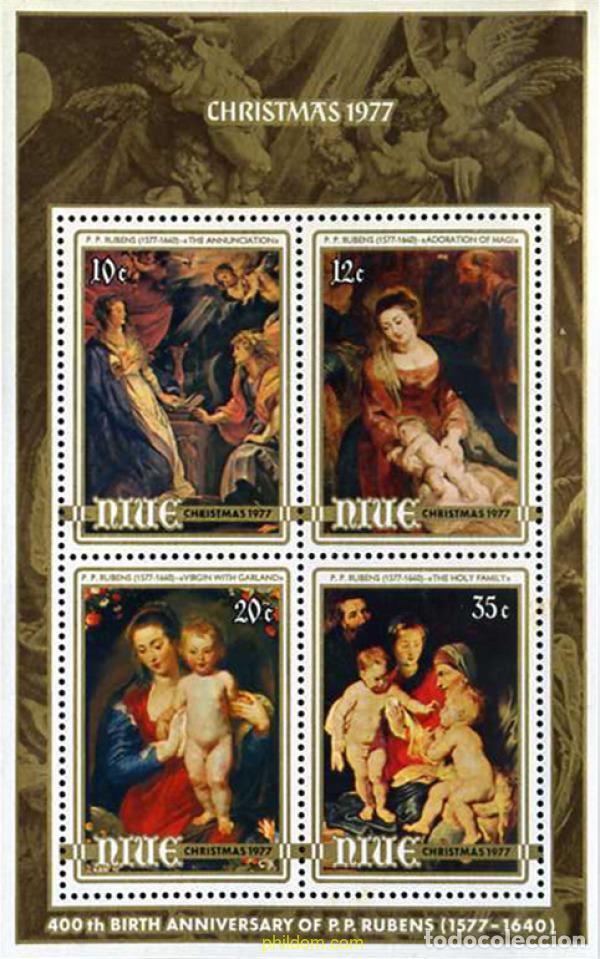 Sellos: 56484 MNH NIUE 1977 NAVIDAD