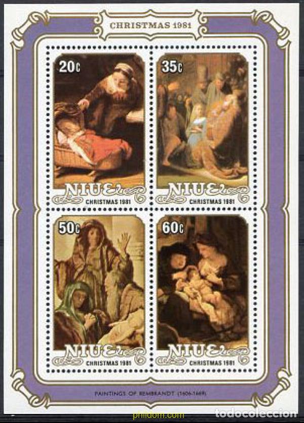 Sellos: 56579 MNH NIUE 1981 NAVIDAD