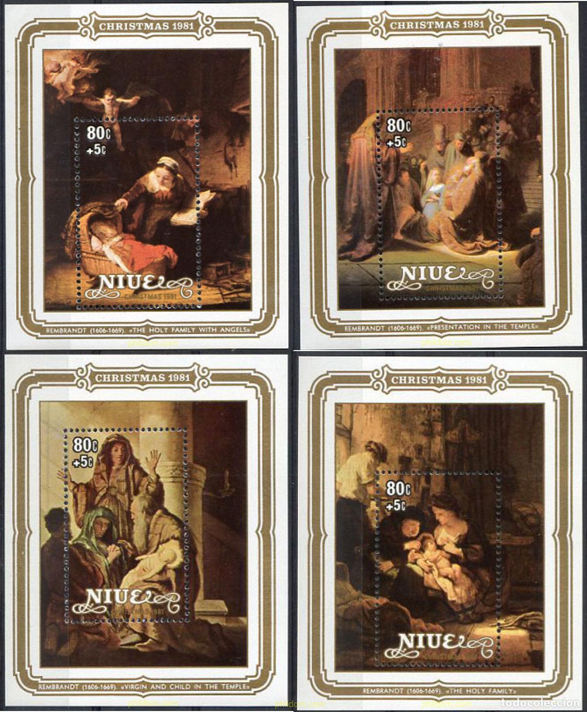 Sellos: 56581 MNH NIUE 1981 NAVIDAD