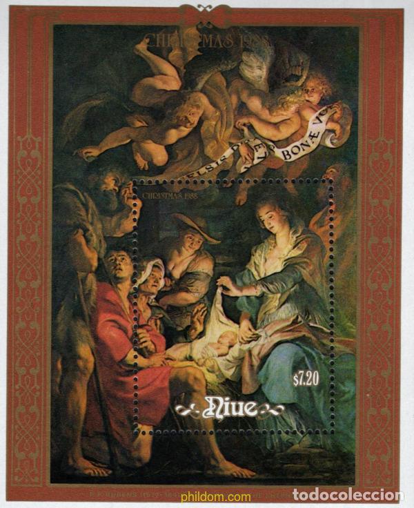 Sellos: 56691 MNH NIUE 1988 NAVIDAD