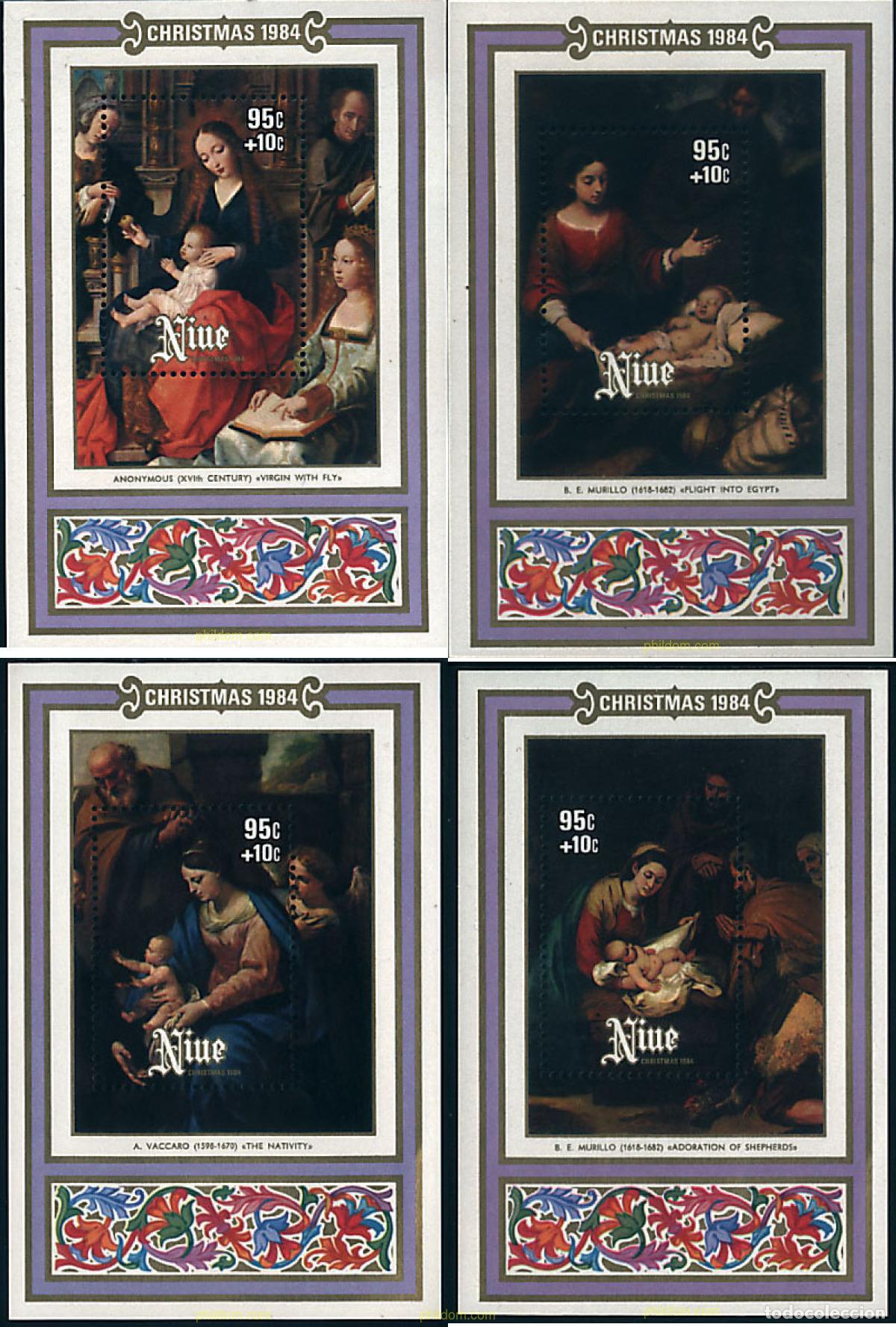 Sellos: 94781 MNH NIUE 1984 NAVIDAD