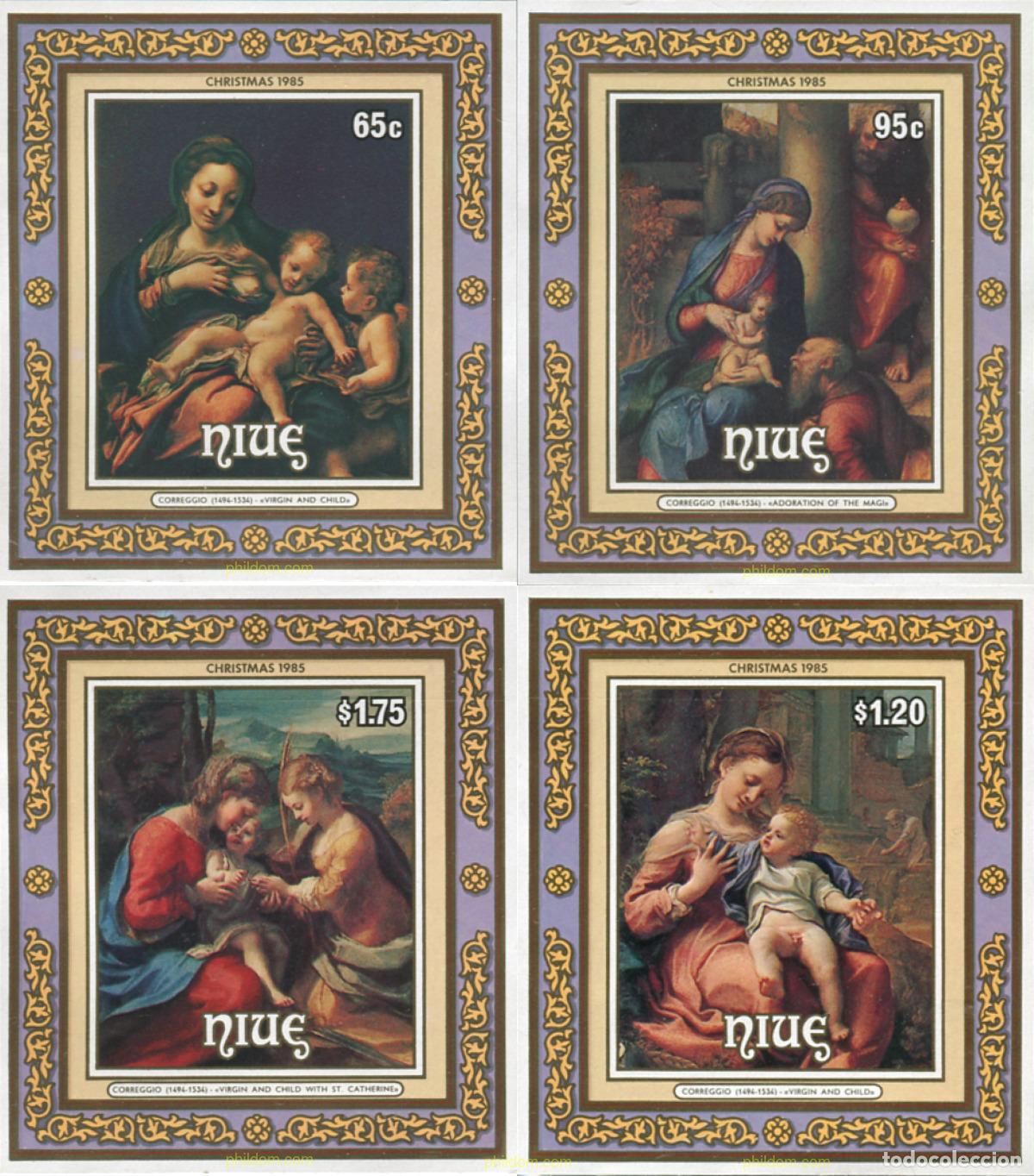 Sellos: 56663 MNH NIUE 1985 NAVIDAD