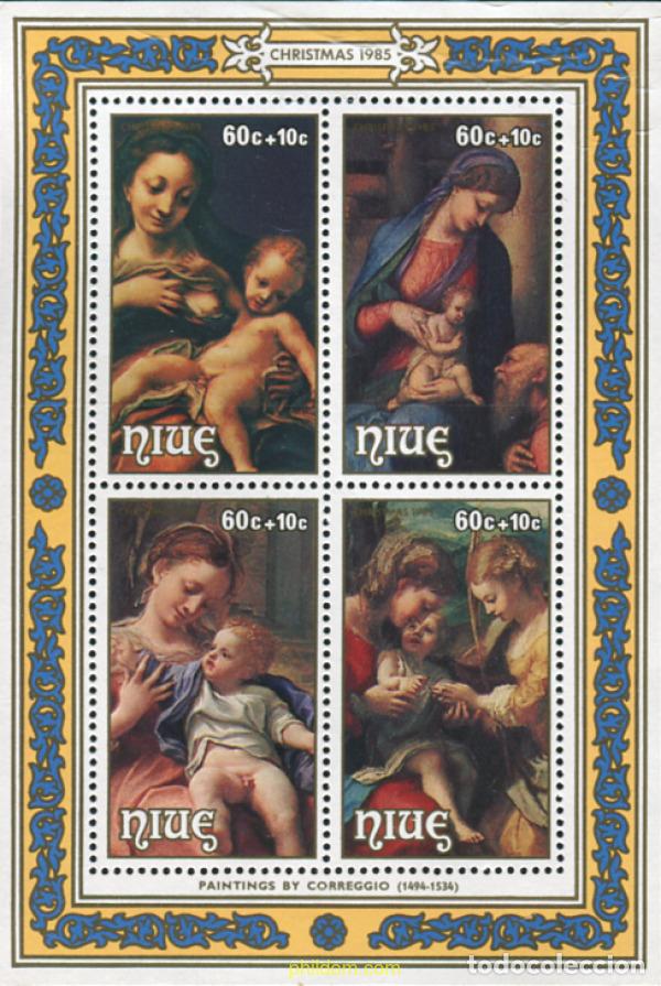 Sellos: 348147 MNH NIUE 1985 NAVIDAD