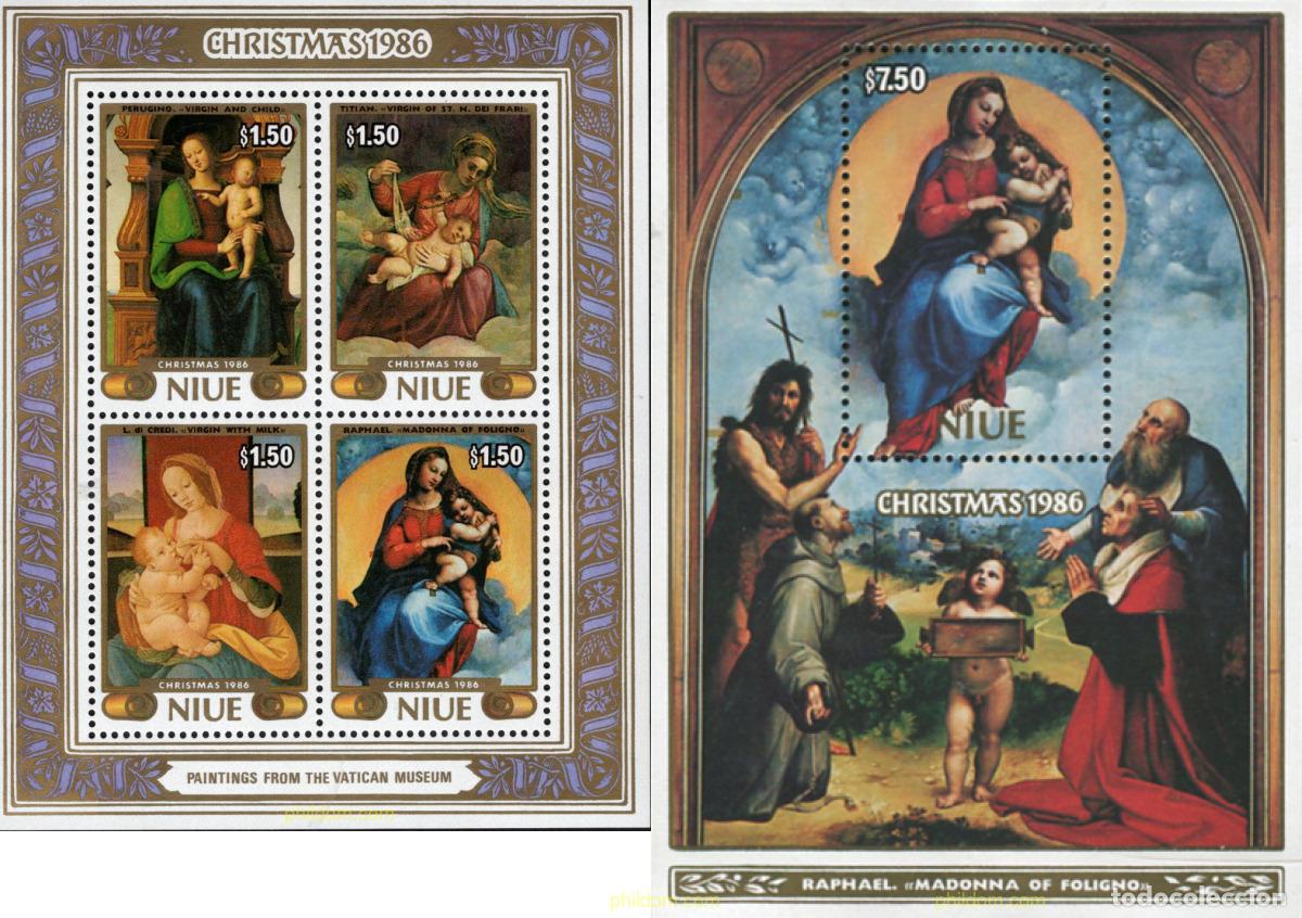Sellos: 56680 MNH NIUE 1986 NAVIDAD