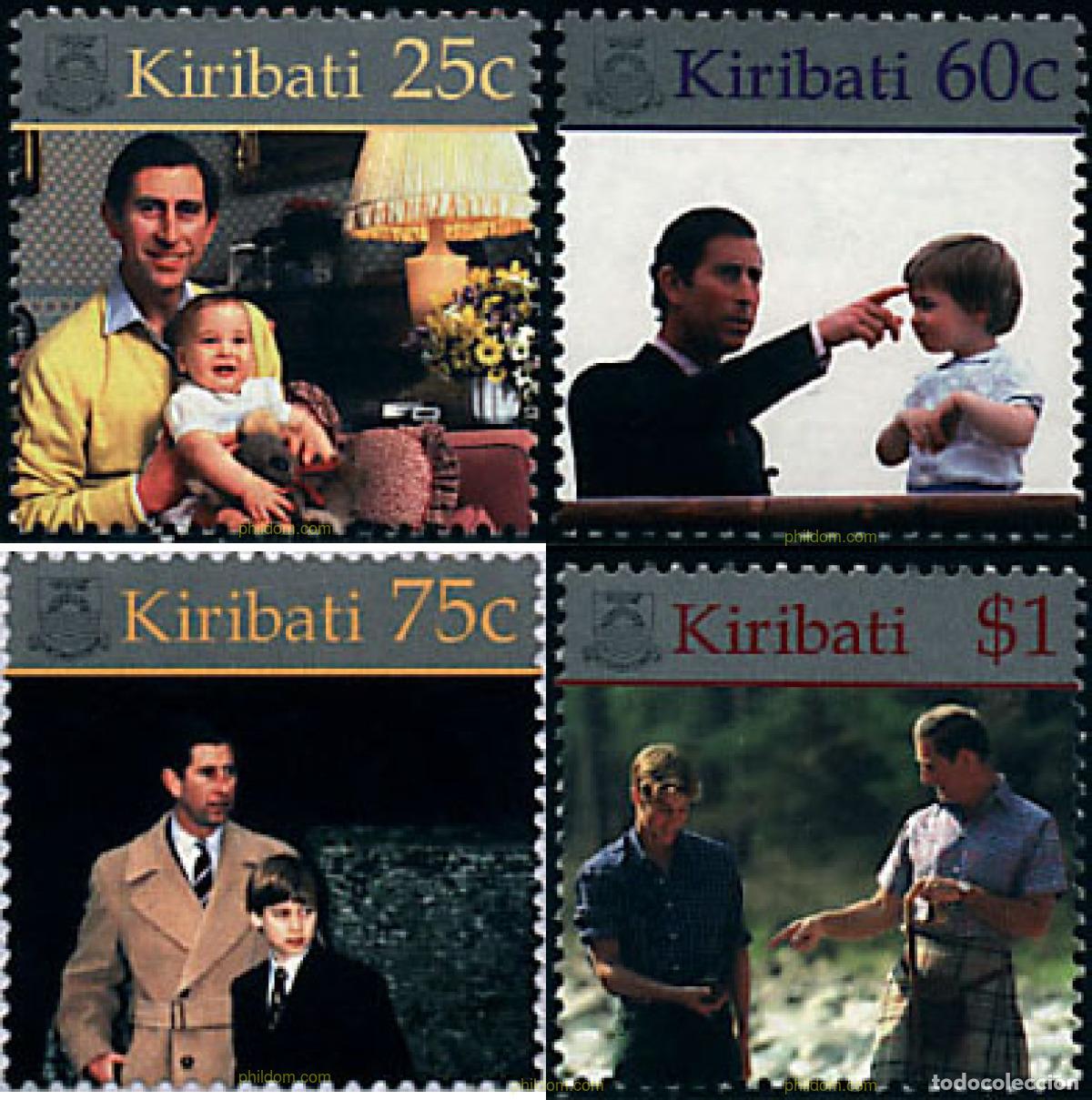 Sellos: 100013 MNH KIRIBATI 2000 18 A&Ntilde;OS DEL PRINCIPE GUILLERMO