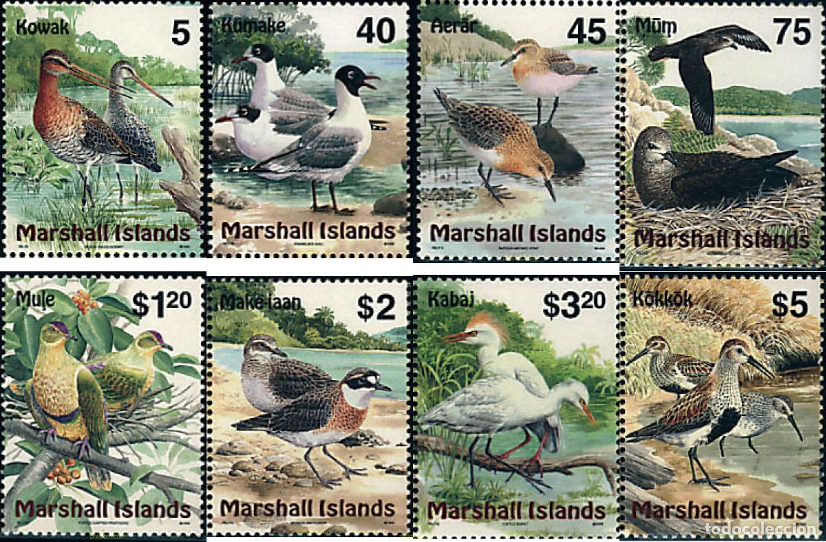 Sellos: 59701 MNH MARSHALL Islas 1999 AVES