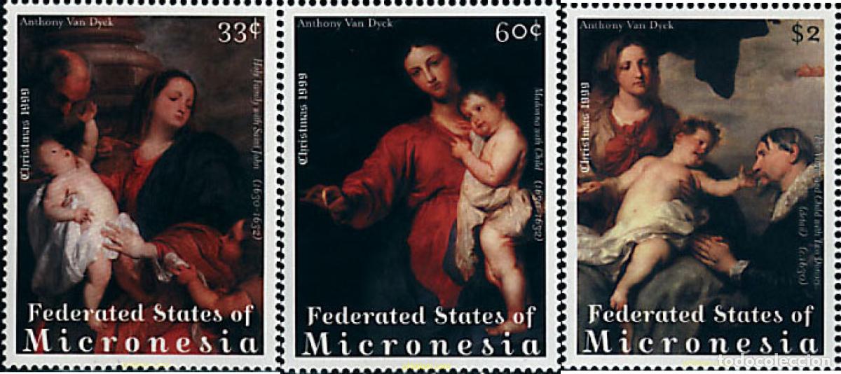 Sellos: 68415 MNH MICRONESIA 1999 NAVIDAD