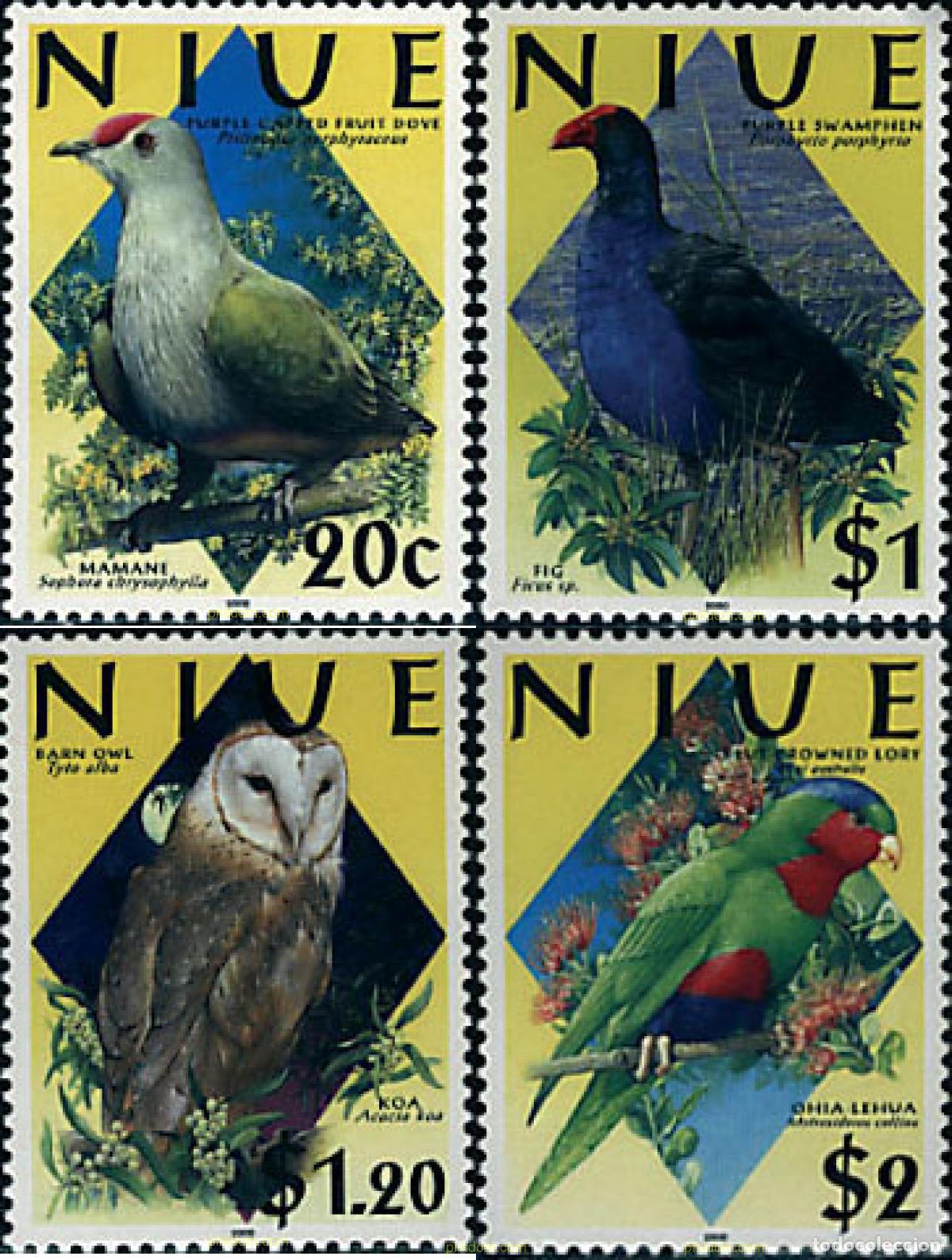 Sellos: 94800 MNH NIUE 2000 AVES