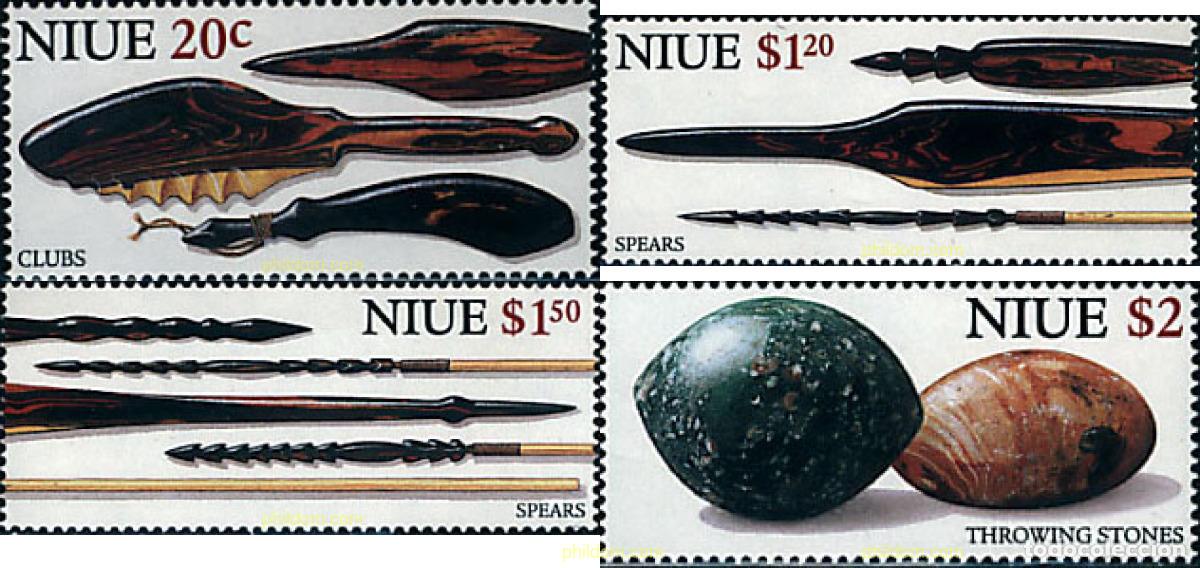 Sellos: 60198 MNH NIUE 1998 ARMAS HISTORICAS