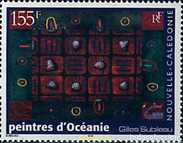 Sellos: 69298 MNH NUEVA CALEDONIA 2000 PINTURA DE OCEANIA