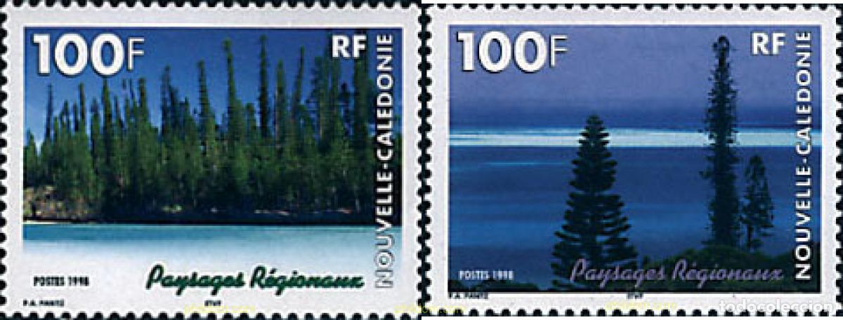 Sellos: 60231 MNH NUEVA CALEDONIA 1998 PAISAJES REGIONALES