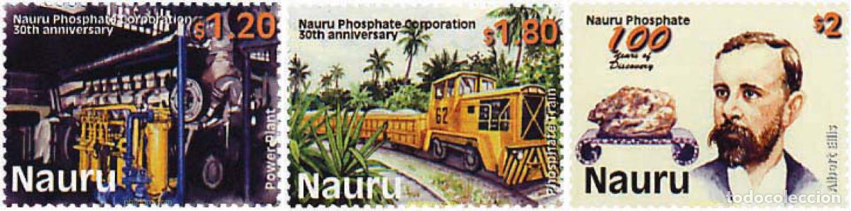Sellos: 74519 MNH NAURU 2000 CENTENARIO DEL DESCUBRIMIENTO DE FOSFATO EN NAURU