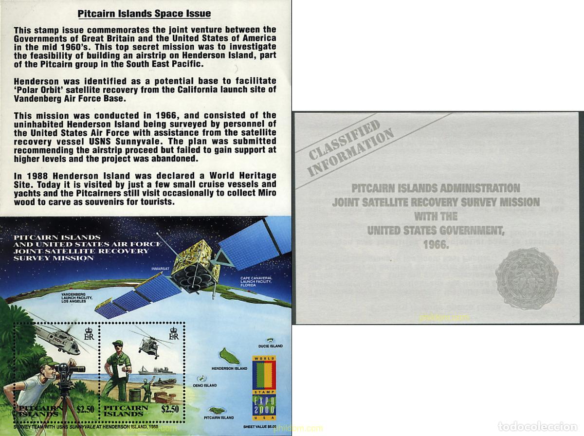 Sellos: 60577 MNH PITCAIRN Islas 2000 EXPO 2000. EXPOSICION FILATELICA INTERNACIONAL EN ANAHEIM