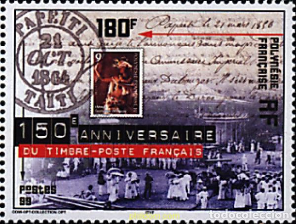 Sellos: 60589 MNH POLINESIA FRANCESA 1999 150 ANIVERSARIO DEL SELLO FRANCES