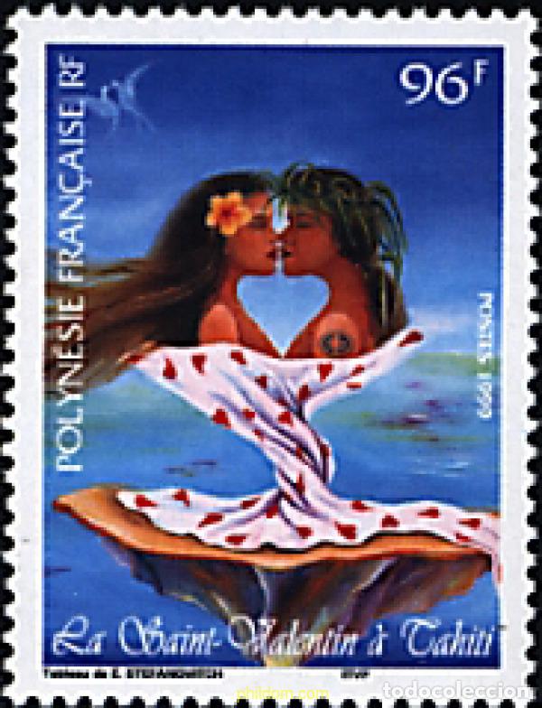 Sellos: 60594 MNH POLINESIA FRANCESA 1999 DIA DE SAN VALENTIN