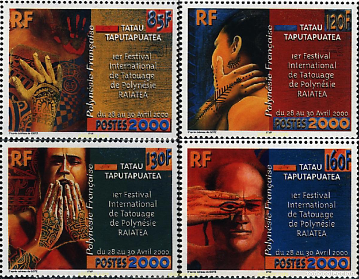 Sellos: 69491 MNH POLINESIA FRANCESA 2000 FESTIVAL INTERNACIONAL DE TATUAJES DE LA POLINESIA