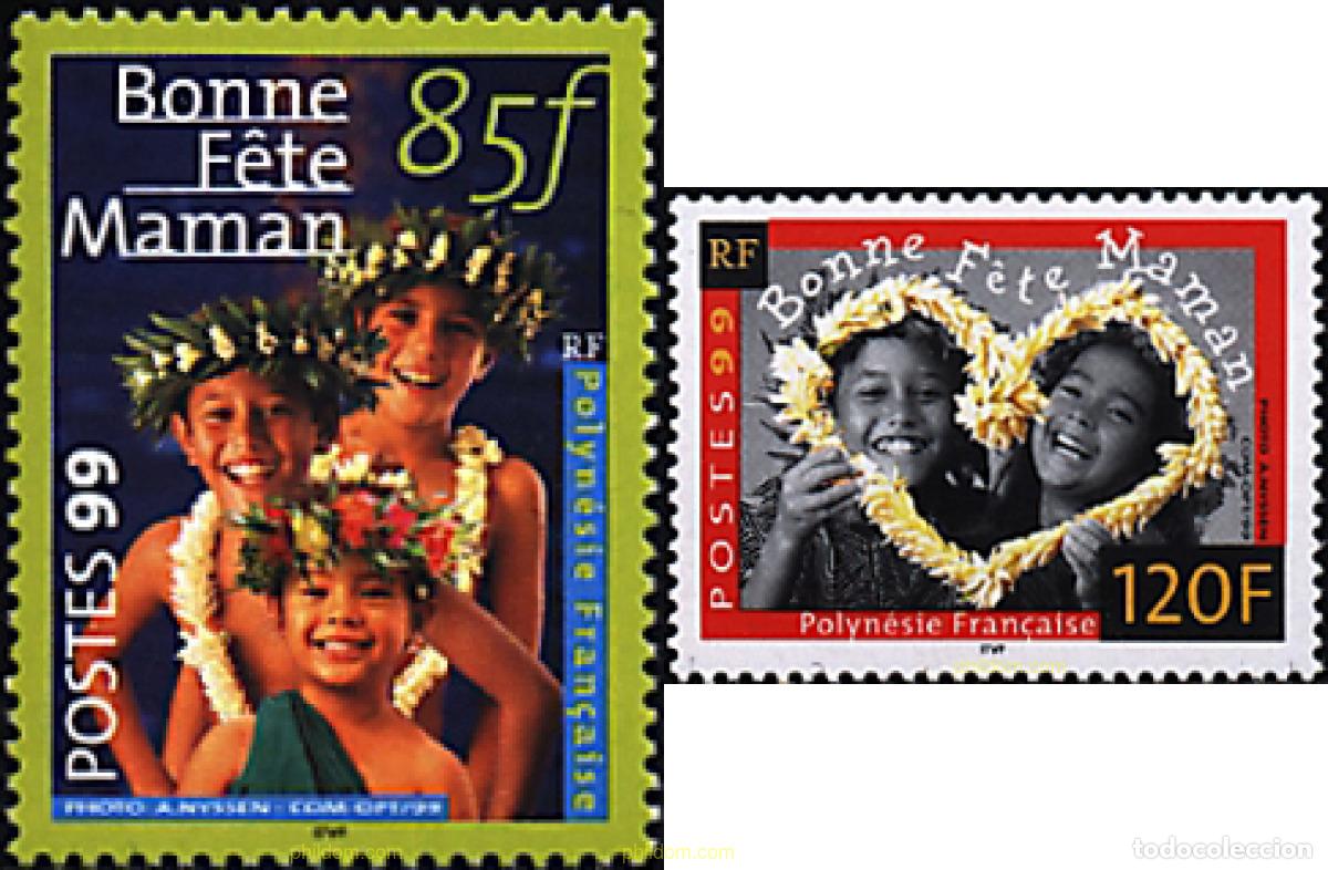 Sellos: 94337 MNH POLINESIA FRANCESA 1999 DIA DE LA MADRE