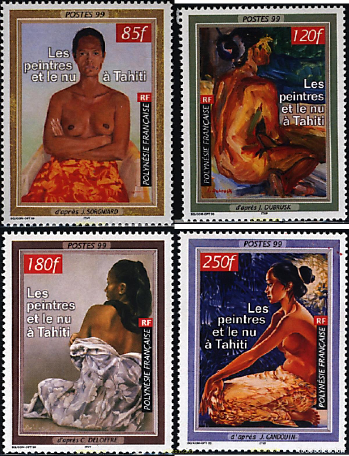 Sellos: 60583 MNH POLINESIA FRANCESA 1999 PINTURA DE LA POLINESIA