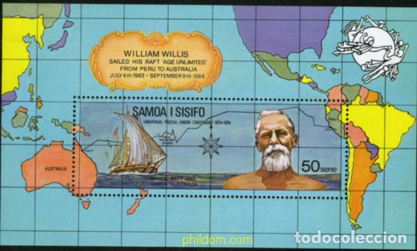 Sellos: 63257 MNH SAMOA 1974 CENTENARIO DE LA UNION POSTAL UNIVERSAL