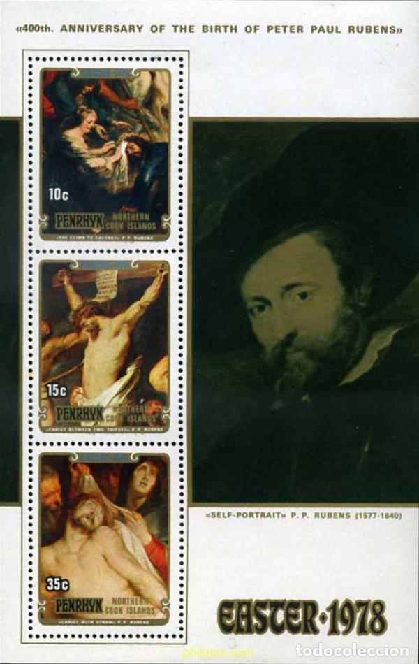 Sellos: 63316 MNH PENRHYN 1978 400 ANIVERSARIO DEL NACIMIENTO DE RUBENS