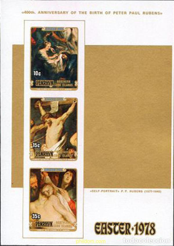 Sellos: 221110 MNH PENRHYN 1978 400 ANIVERSARIO DEL NACIMIENTO DE RUBENS