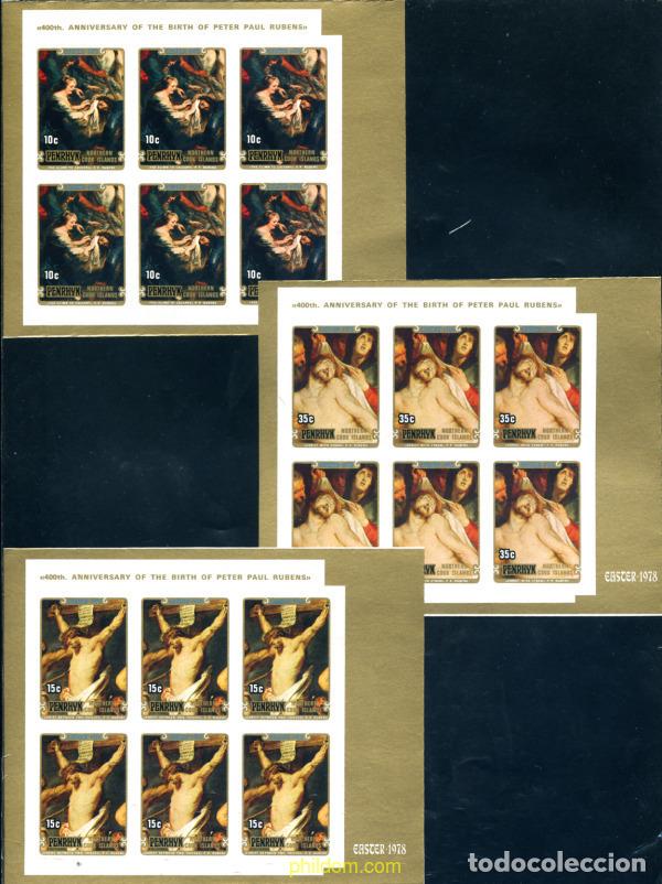 Sellos: 221109 MNH PENRHYN 1978 400 ANIVERSARIO DEL NACIMIENTO DE RUBENS