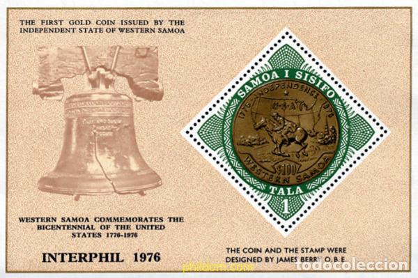 Sellos: 63262 MNH SAMOA 1976 INTERPHIL 76. EXPOSICION FILATELICA INTERNACIONAL