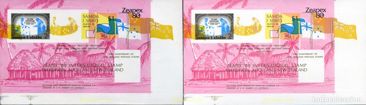 Sellos: 254786 MNH SAMOA 1980 ZEAPEX 80. EXPOSICION FILATELICA INTERNACIONAL