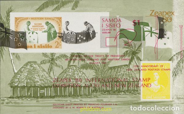 Sellos: 254788 MNH SAMOA 1980 ZEAPEX 80. EXPOSICION FILATELICA INTERNACIONAL