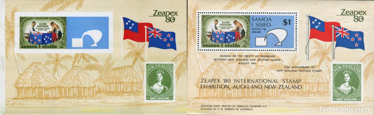 Sellos: 254793 MNH SAMOA 1980 ZEAPEX 80. EXPOSICION FILATELICA INTERNACIONAL