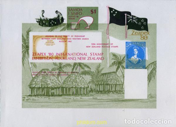 Sellos: 254842 MNH SAMOA 1980 ZEAPEX 80. EXPOSICION FILATELICA INTERNACIONAL