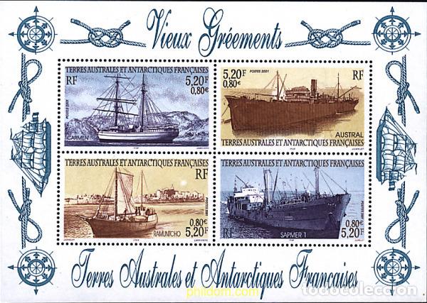 Sellos: 63875 MNH ANTARTIDA FRANCESA 2001 BARCO