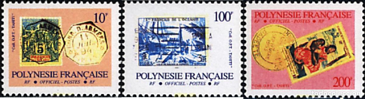 Sellos: 576336 MNH POLINESIA FRANCESA 1993 MOTIVOS POSTALES