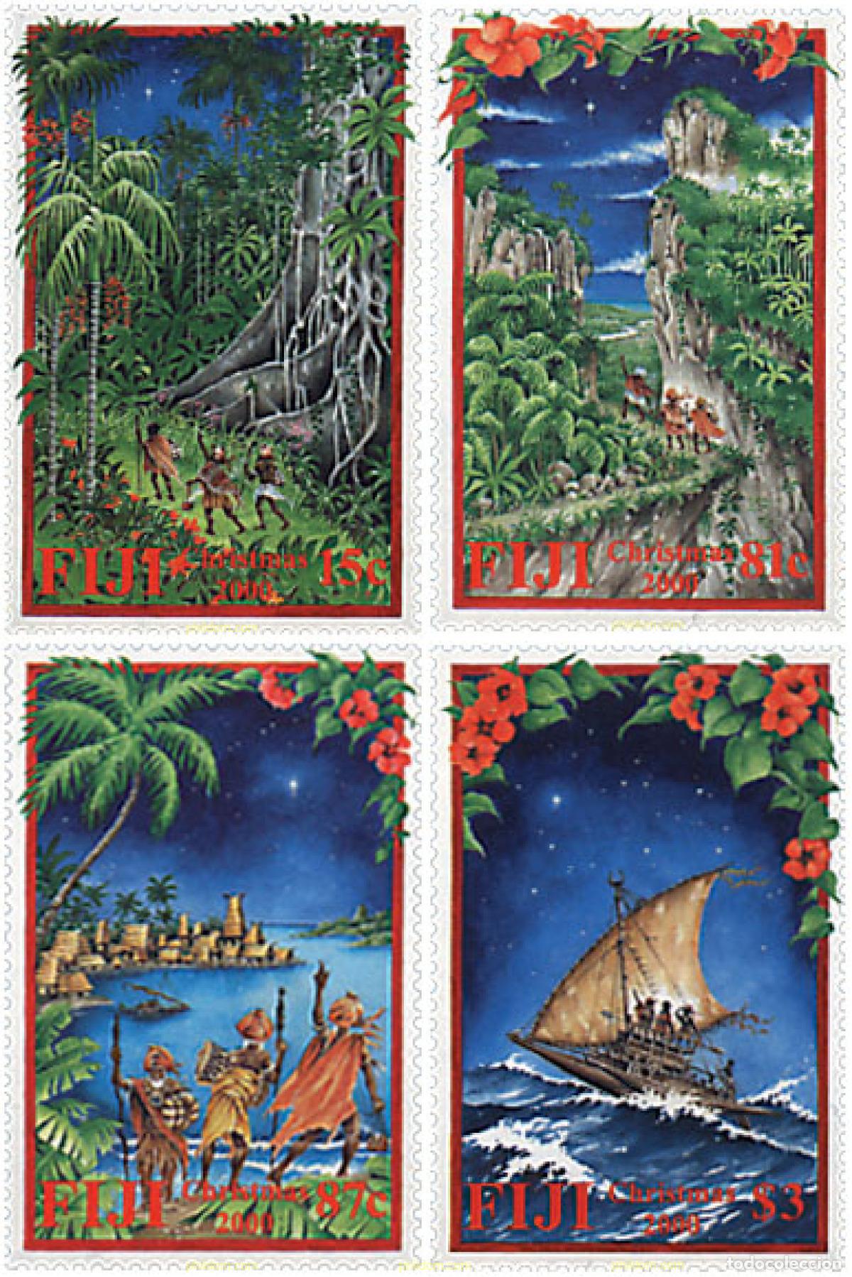 Sellos: 88924 MNH FIJI 2000 NAVIDAD