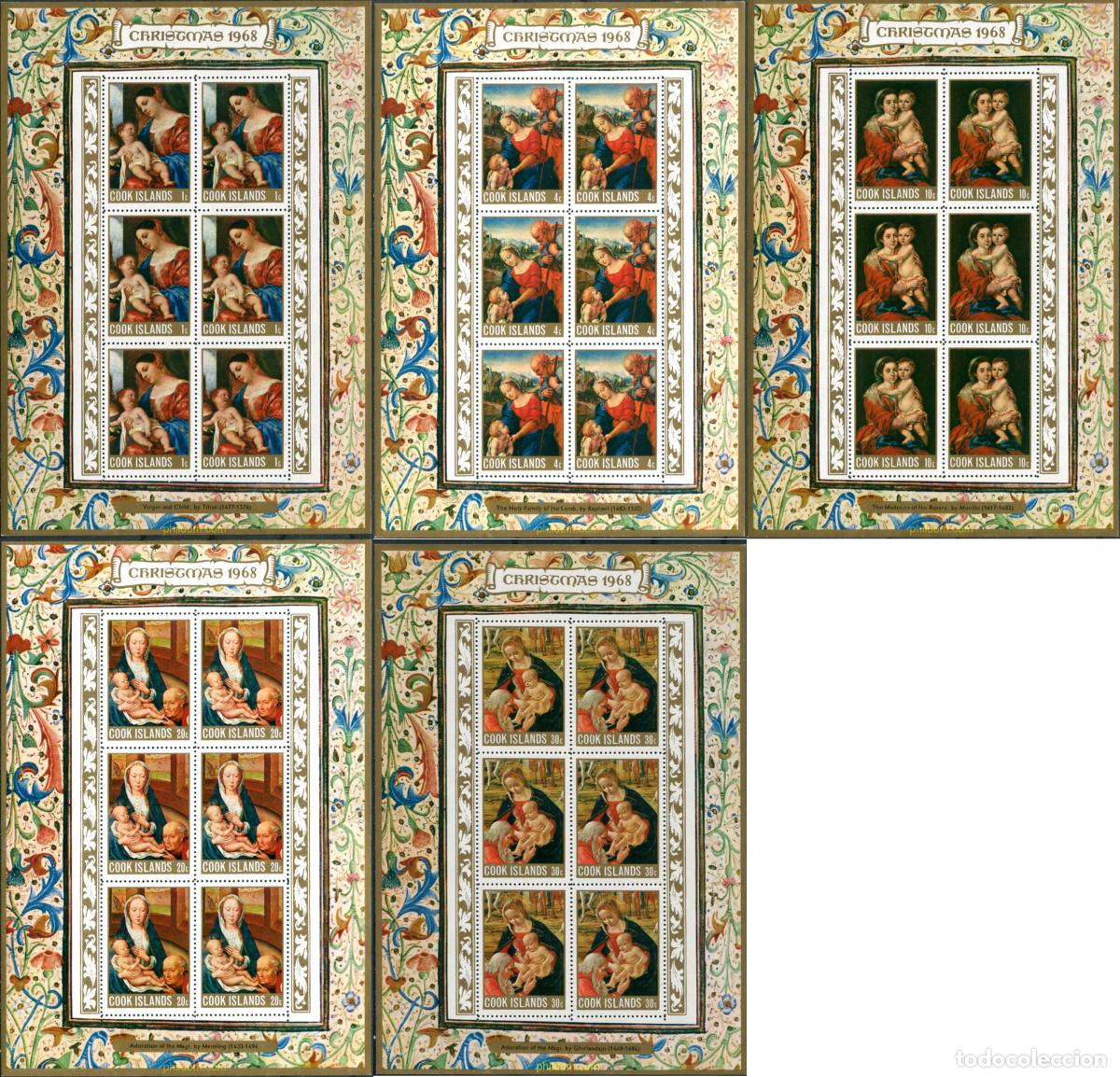 Sellos: 300607 MNH COOK Islas 1968 NAVIDAD