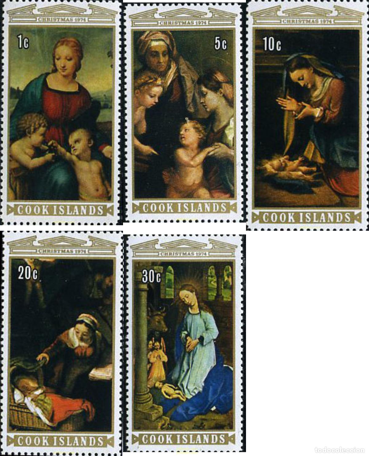 Sellos: 65561 MNH COOK Islas 1974 NAVIDAD