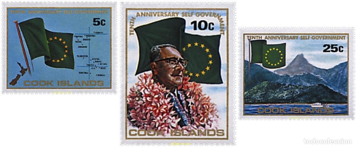 Selos: 99172 MNH COOK Islas 1975 10 ANIVERSARIO DEL GOBIERNO AUTONOMO