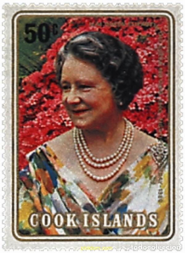 Sellos: 99185 MNH COOK Islas 1980 80 ANIVERSARIO DE LA REINA MADRE