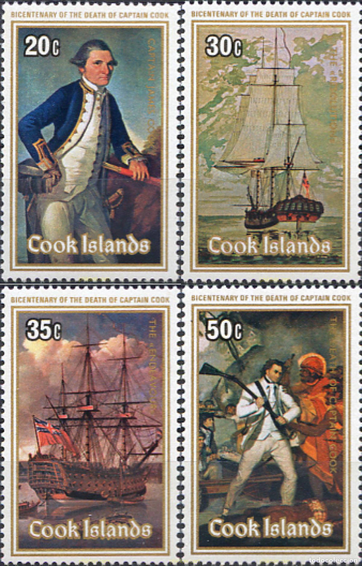 Sellos: 65622 MNH COOK Islas 1979 BICENTENARIO DEL CAPITAN COOK