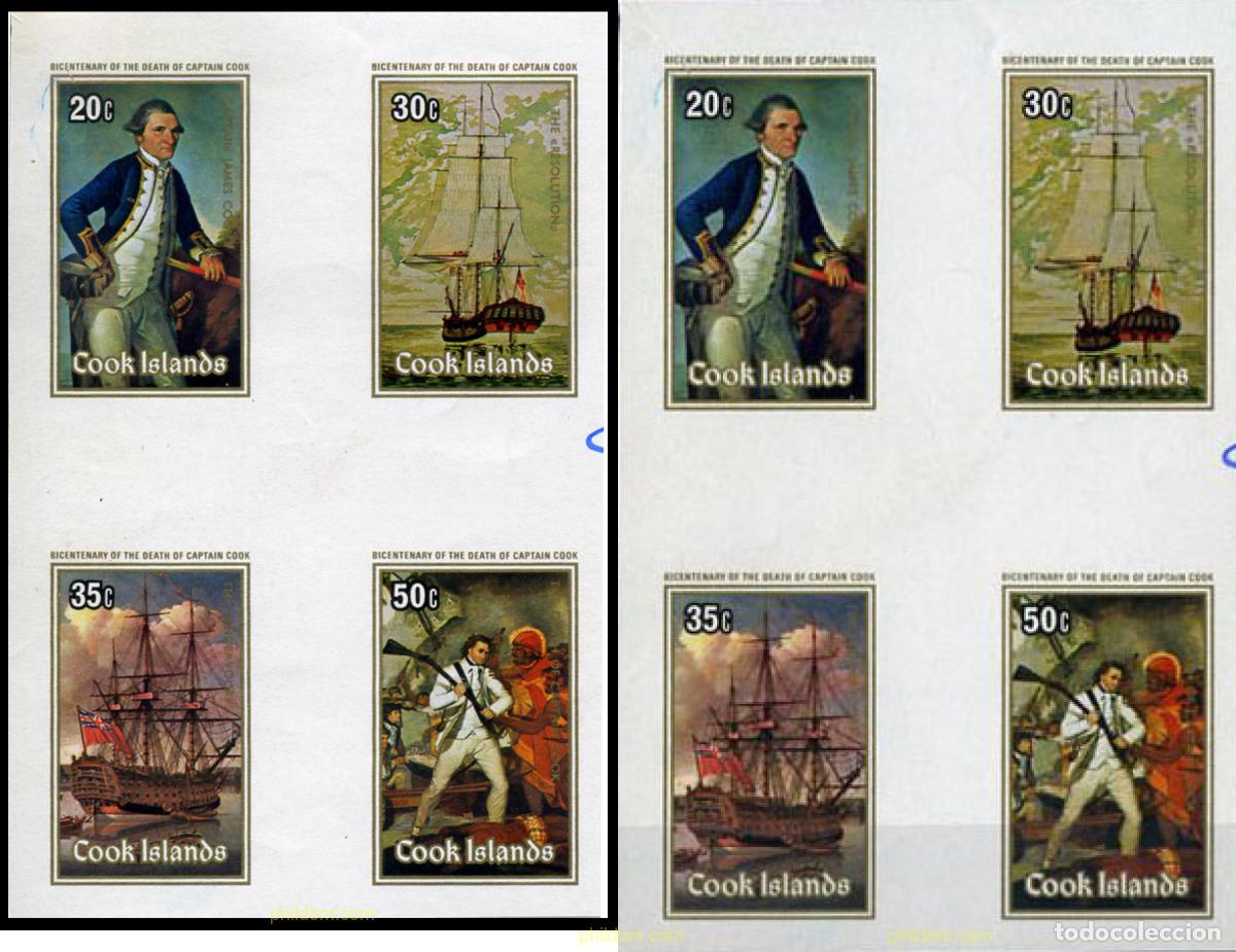 Sellos: 206672 MNH COOK Islas 1979 BICENTENARIO DEL CAPITAN COOK