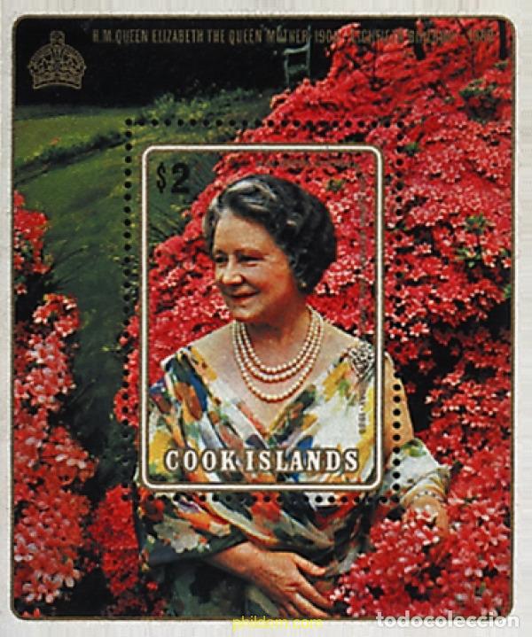 Sellos: 99186 MNH COOK Islas 1980 80 ANIVERSARIO DE LA REINA MADRE