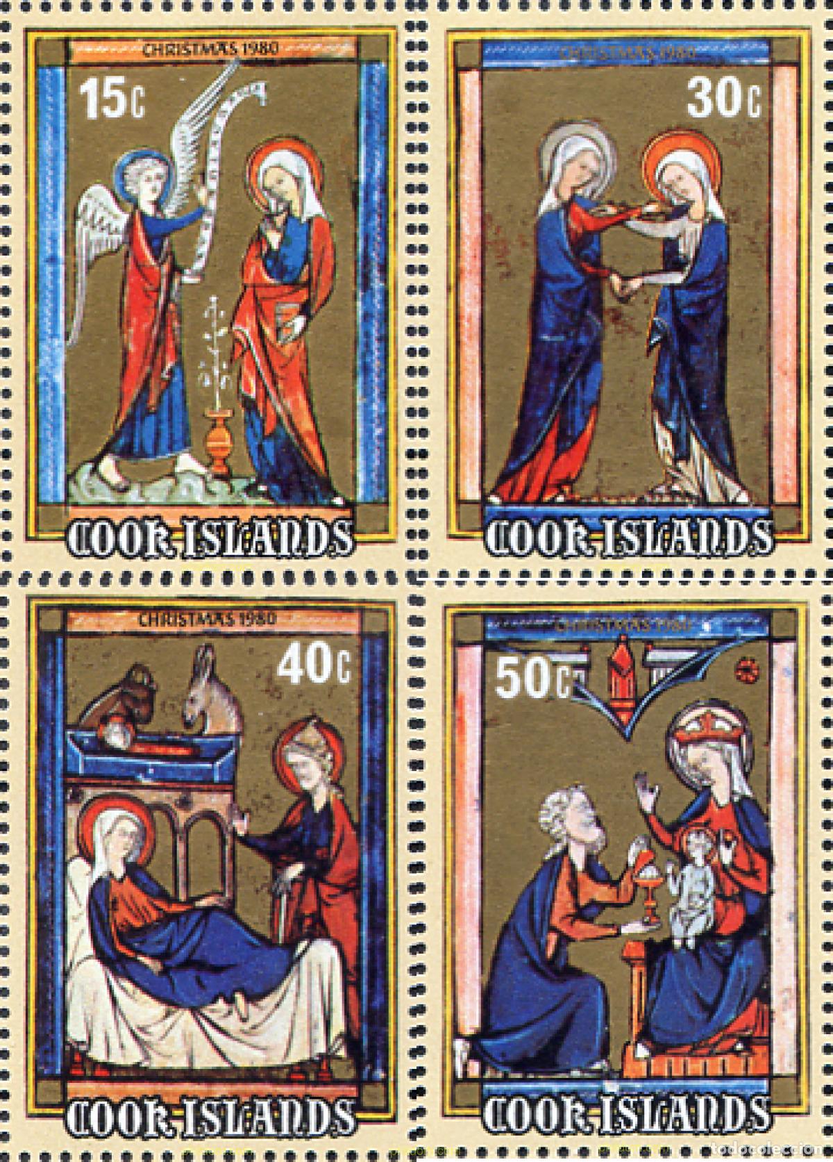 Sellos: 65652 MNH COOK Islas 1980 NAVIDAD