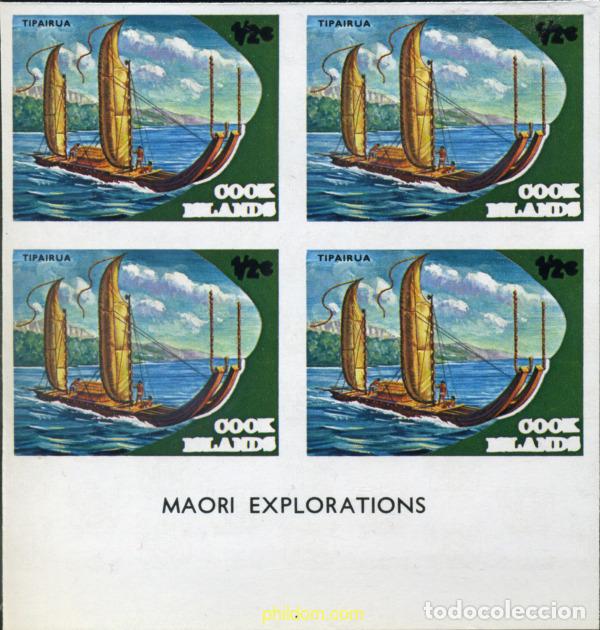 Sellos: 202830 MNH COOK Islas 1973 EXPLORACION MAORI DEL PACIFICO
