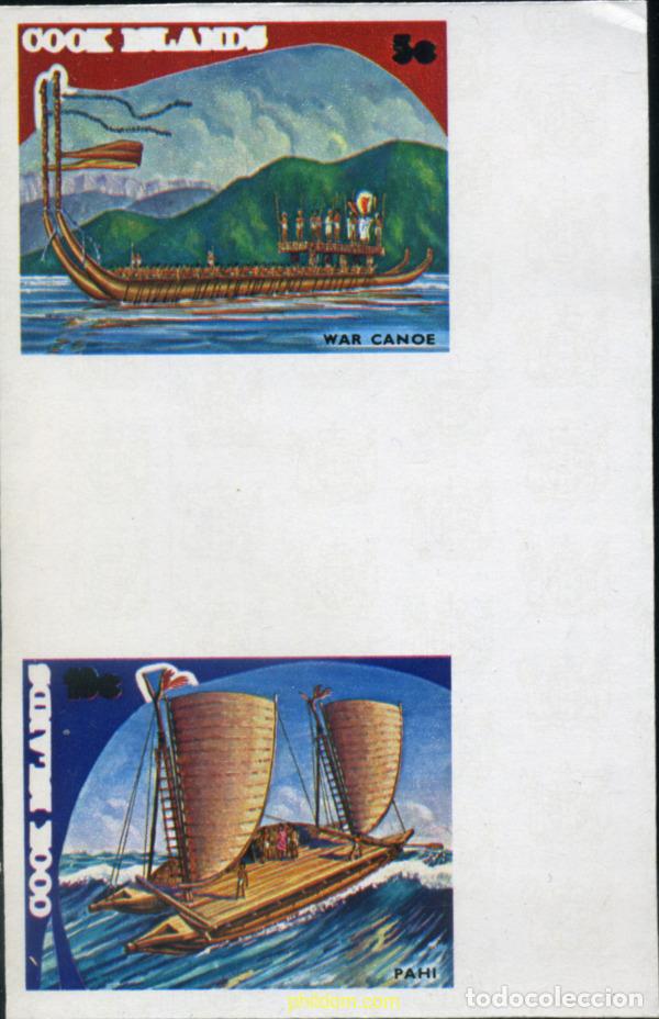 Sellos: 202831 MNH COOK Islas 1973 EXPLORACION MAORI DEL PACIFICO